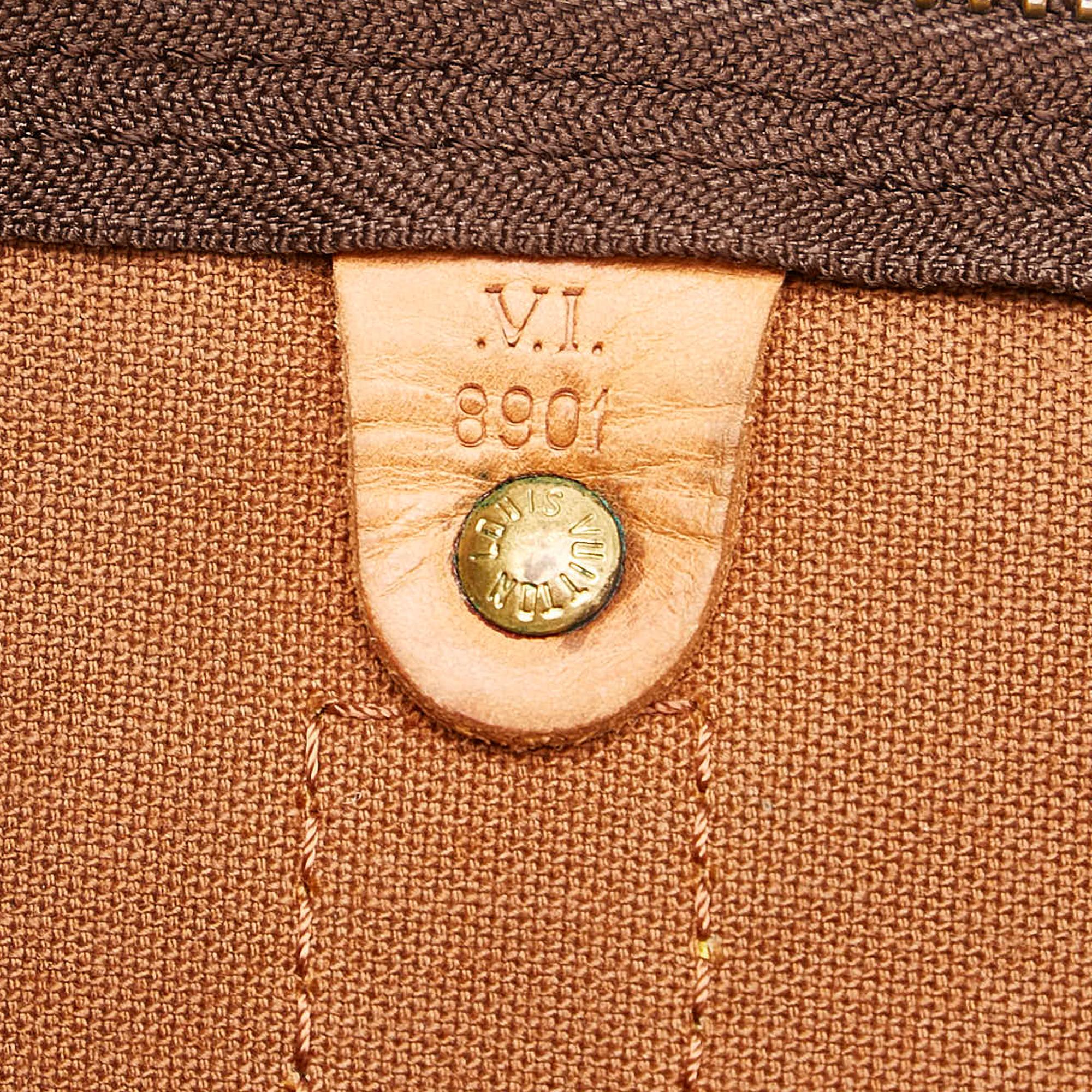 Louis Vuitton Monogram Keepall Bandouliere 50 (SHG-30451)