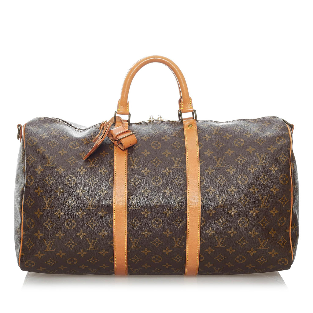 Louis Vuitton Monogram Keepall Bandouliere 50 (SHG-30451)