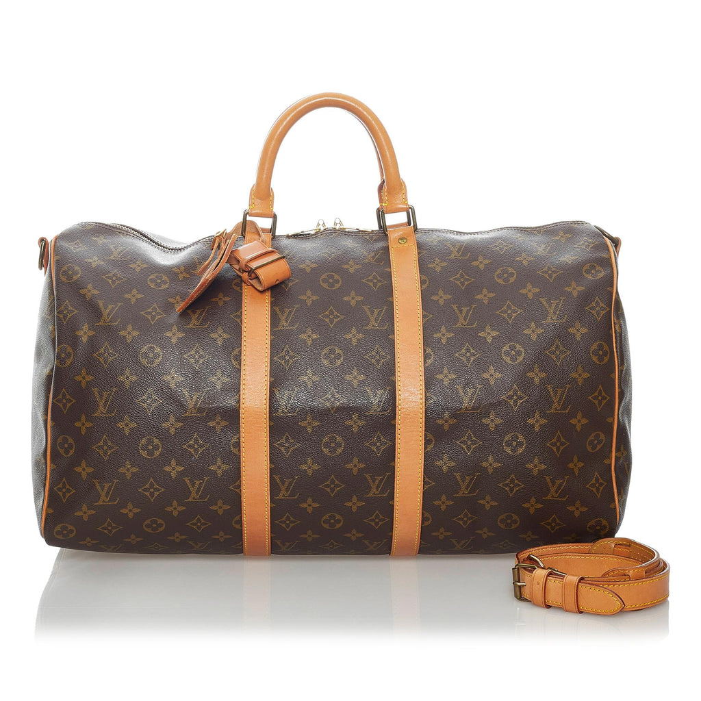 Louis Vuitton Monogram Keepall Bandouliere 50 (SHG-30451)