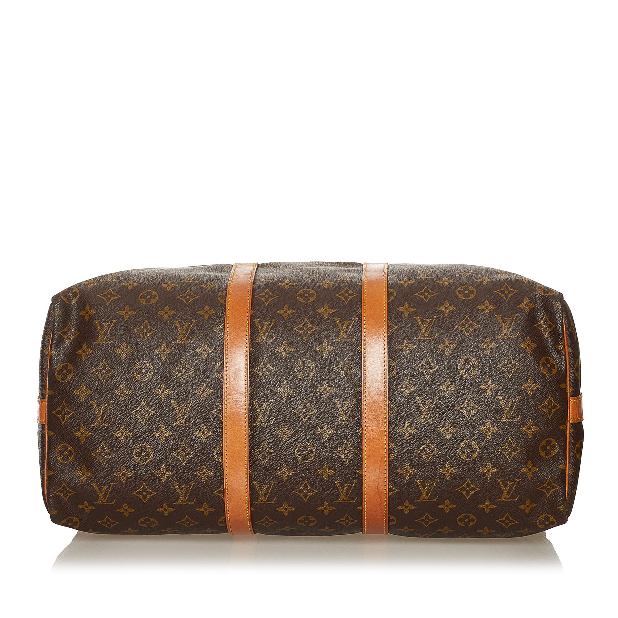Louis Vuitton Monogram Keepall Bandouliere 50 (SHG-34411)