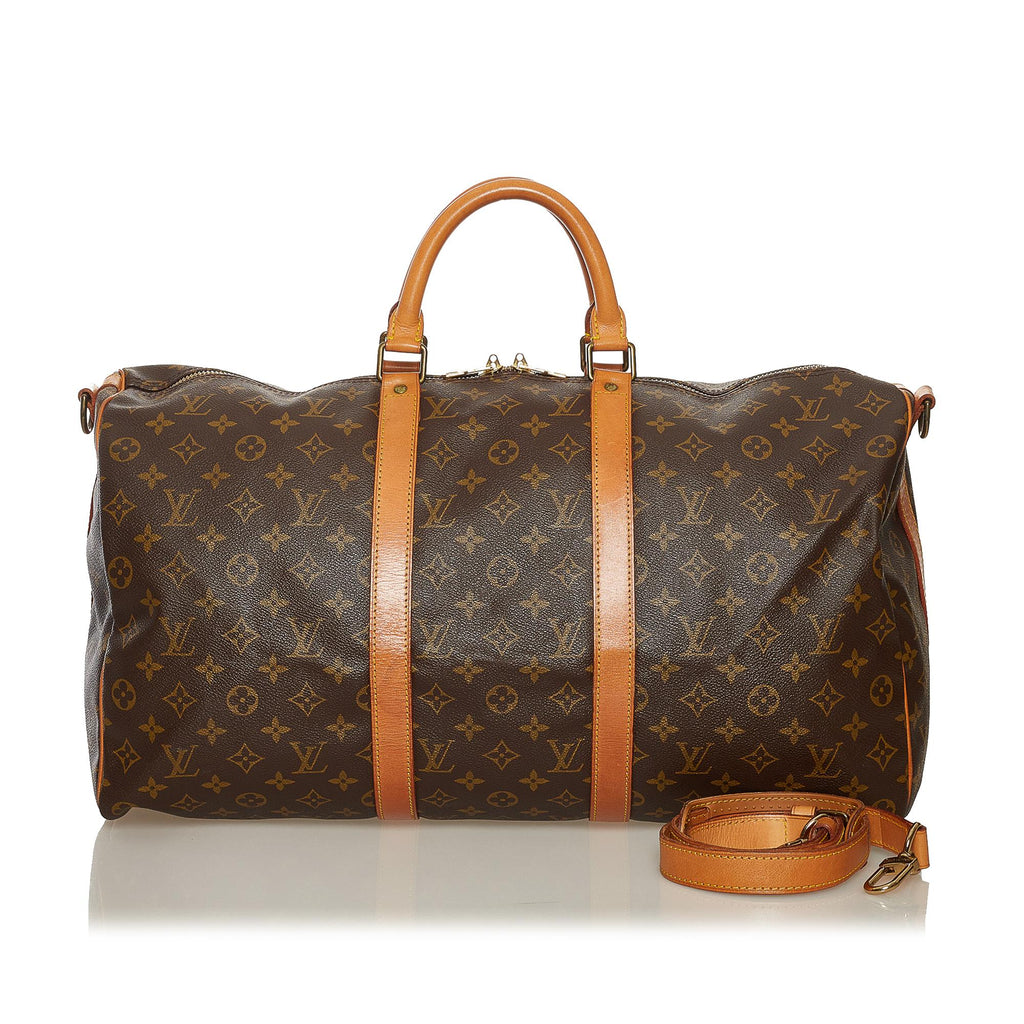 Louis Vuitton Monogram Keepall Bandouliere 50 (SHG-34411)