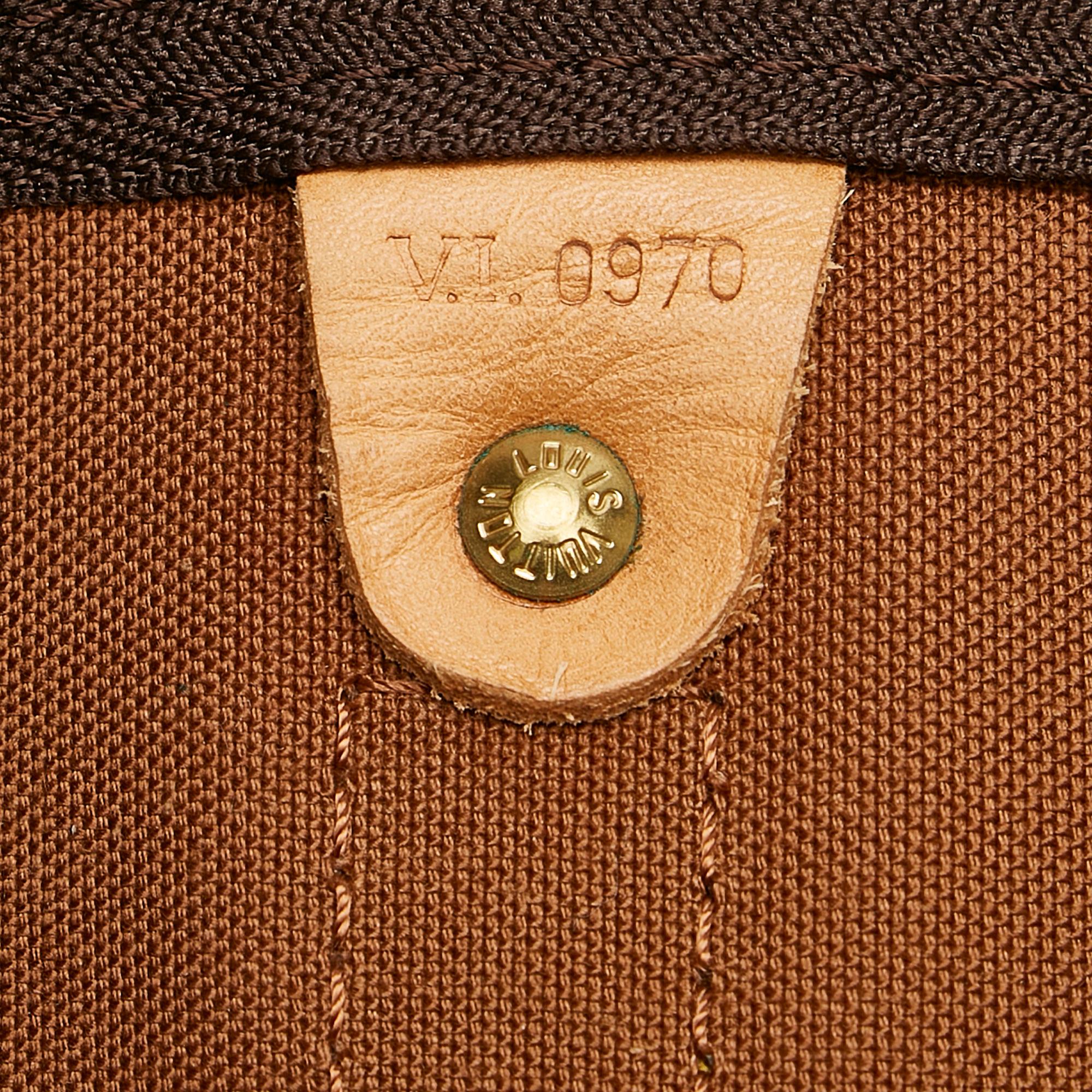 Louis Vuitton Monogram Keepall Bandouliere 50 (SHG-36057)