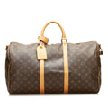 Louis Vuitton Monogram Keepall Bandouliere 50 (SHG-36057)