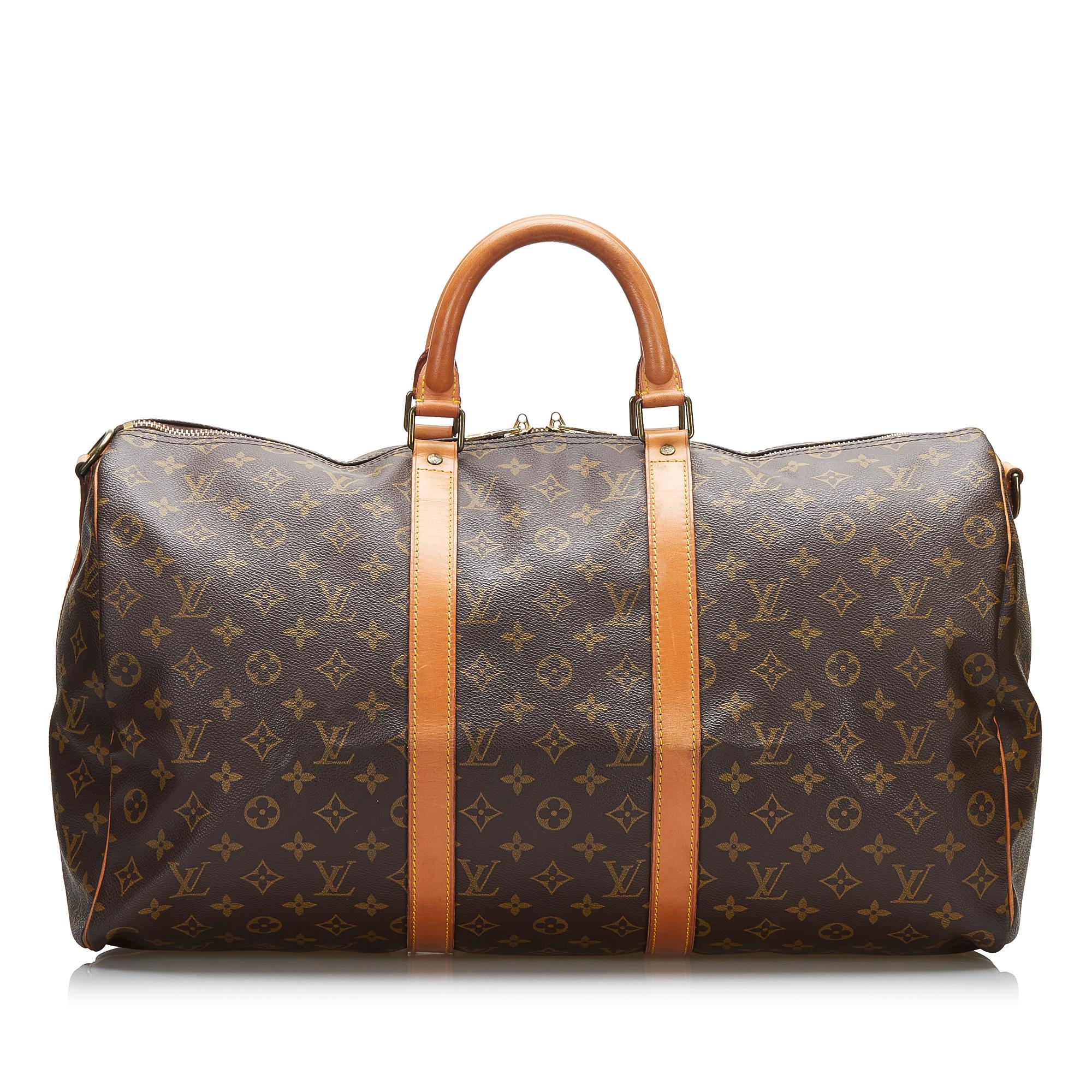 Louis Vuitton Monogram Keepall Bandouliere 50 (SHG-yYFFpS)