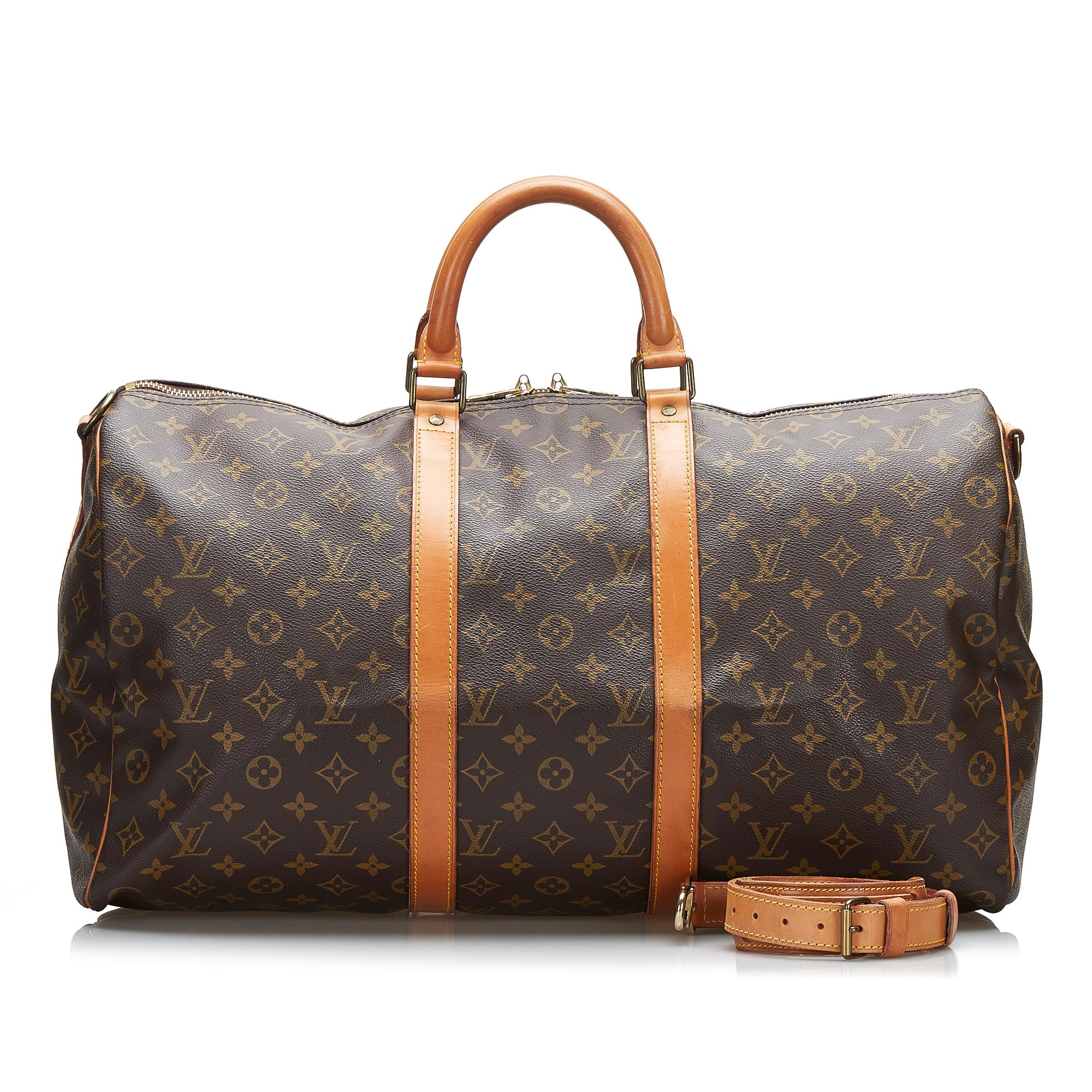 Louis Vuitton Monogram Keepall Bandouliere 50 (SHG-yYFFpS)