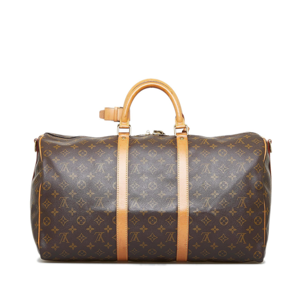 Louis Vuitton Monogram Keepall Bandouliere 50 (SHG-MfhtUh)