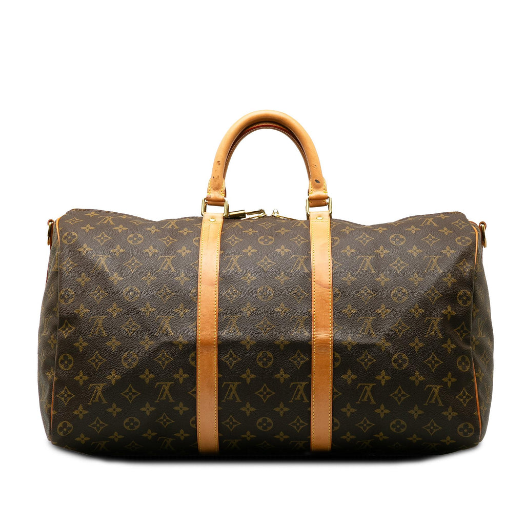Louis Vuitton Monogram Keepall Bandouliere 50 (SHG-I0n5a9)