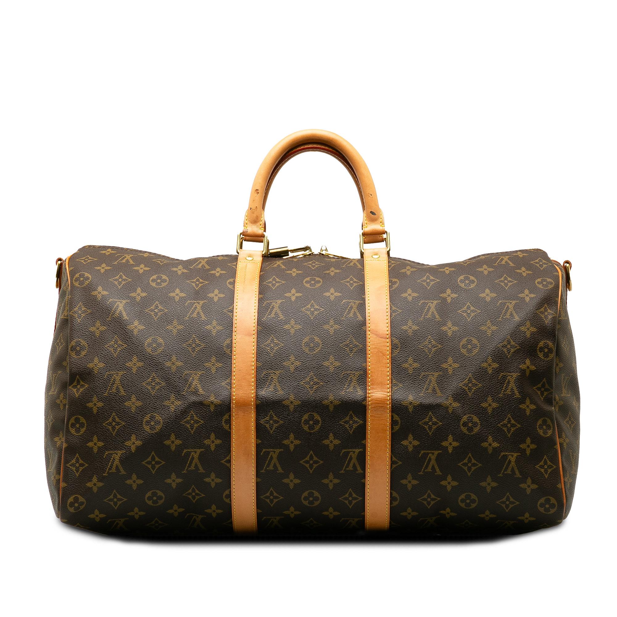 Louis Vuitton Monogram Keepall Bandouliere 50 (SHG-I0n5a9)