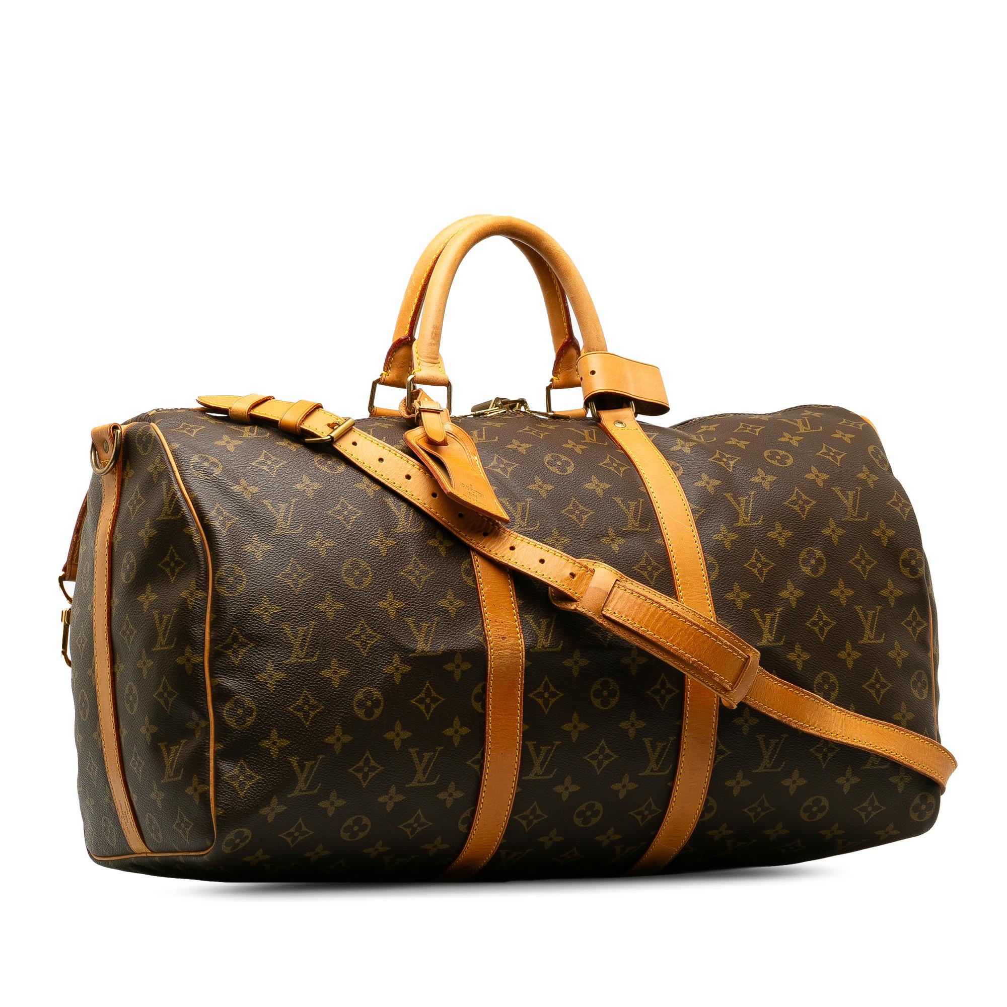 Louis Vuitton Monogram Keepall Bandouliere 50 (SHG-1Z5pJS)