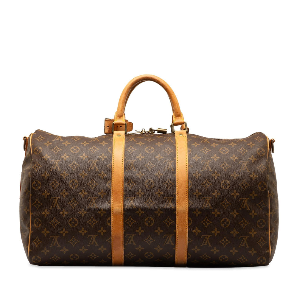 Louis Vuitton Monogram Keepall Bandouliere 50 (SHG-wnoX4I)