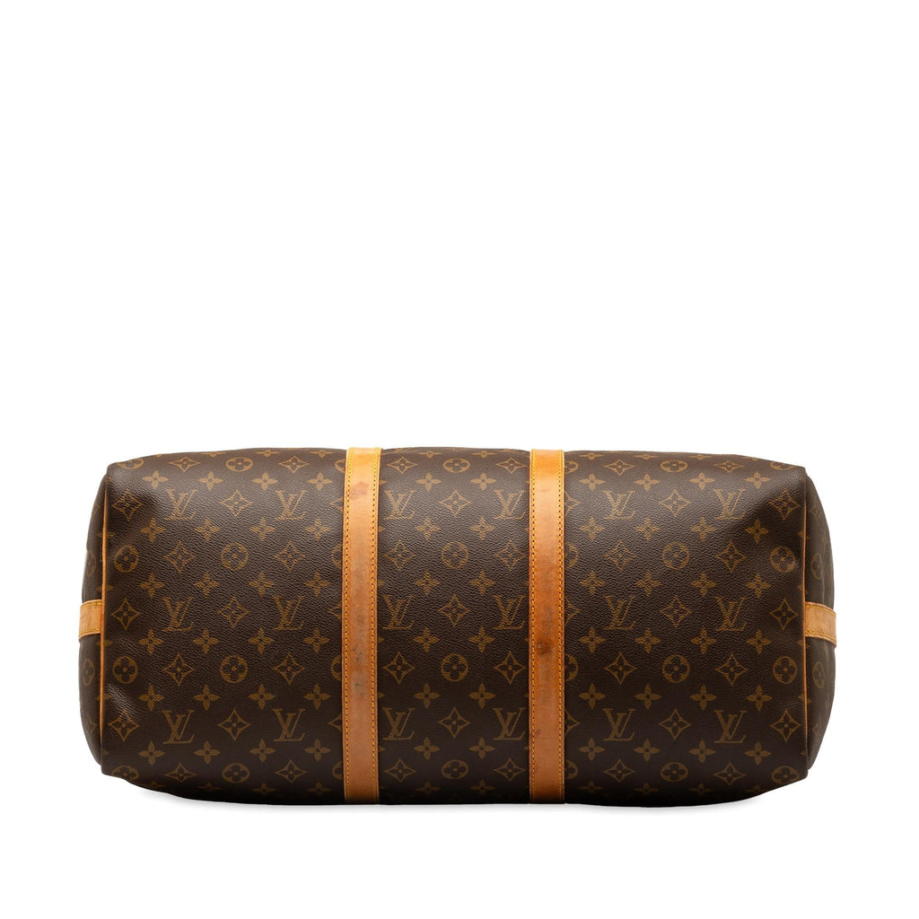 Louis Vuitton Monogram Keepall Bandouliere 50 (SHG-wnoX4I)