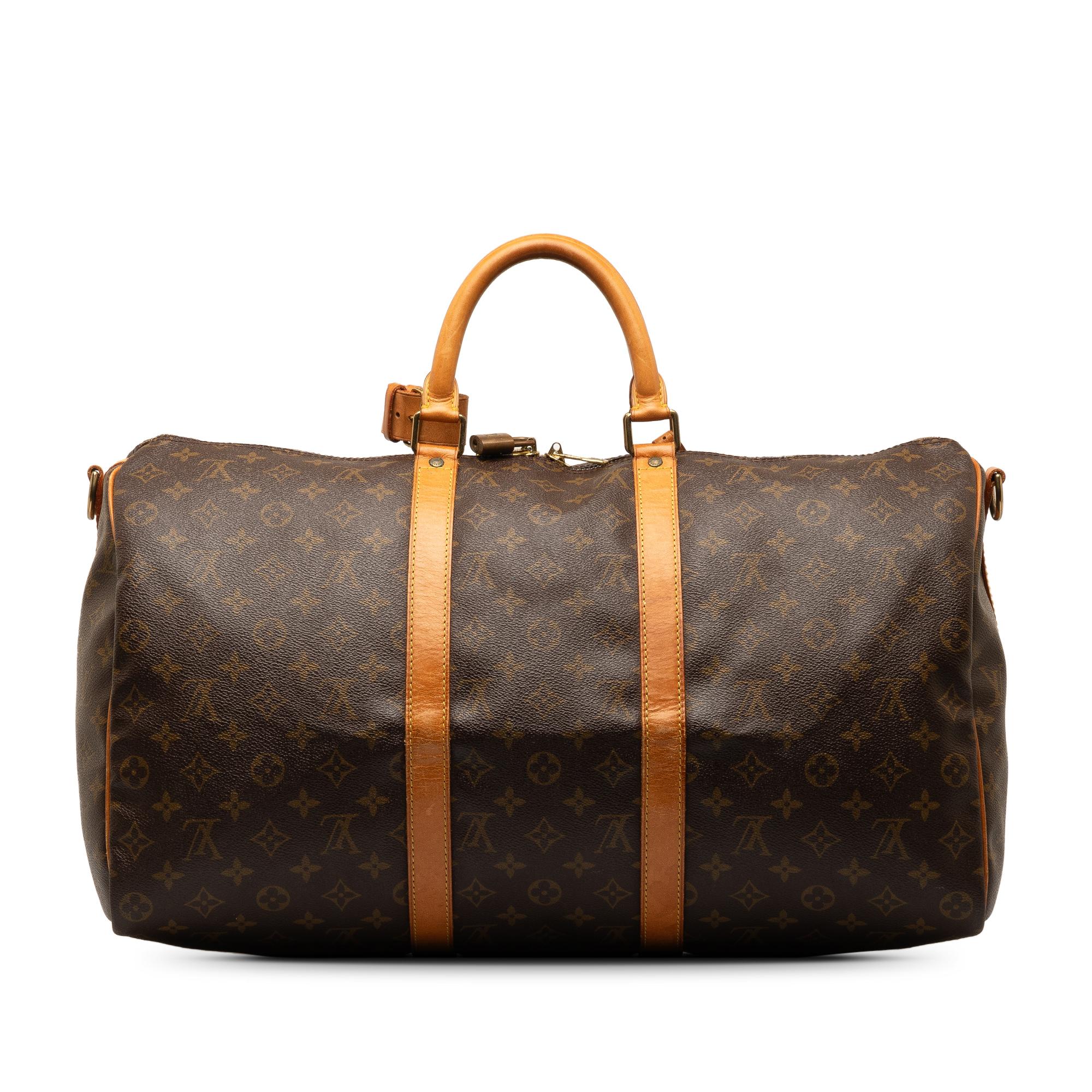 Louis Vuitton Monogram Keepall Bandouliere 50 (SHG-pzQPHa)