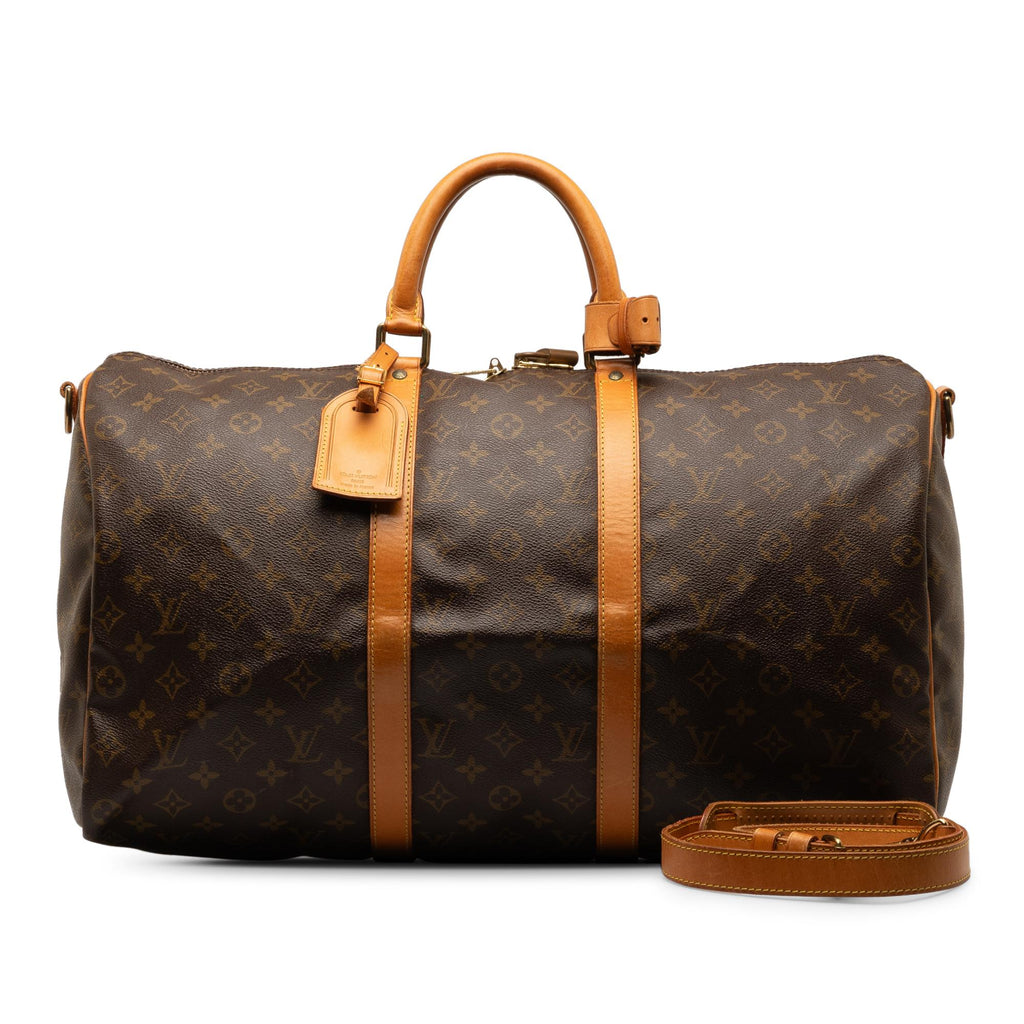 Louis Vuitton Monogram Keepall Bandouliere 50 (SHG-pzQPHa)