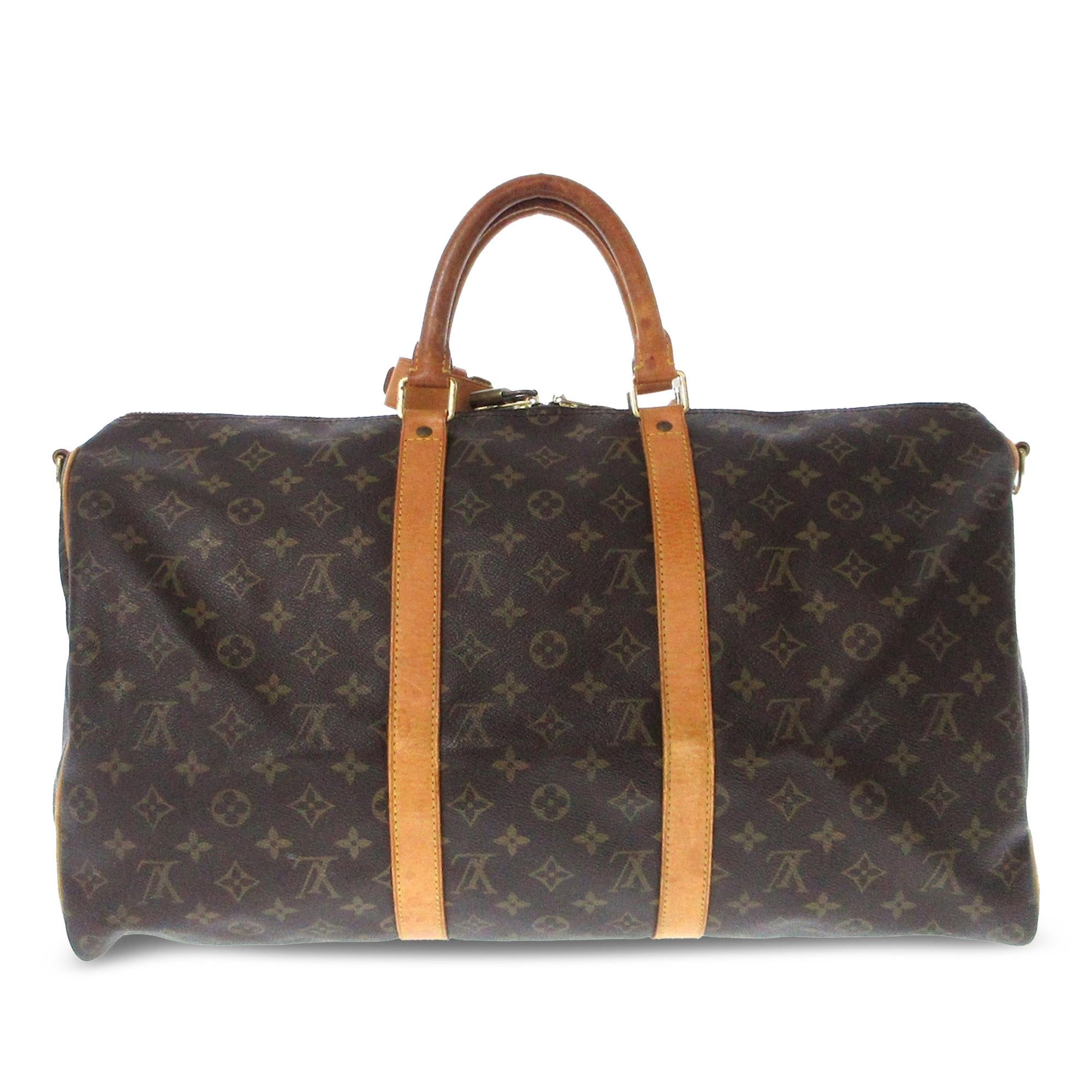 Louis Vuitton Monogram Keepall Bandouliere 50 (SHG-tyL8j6)