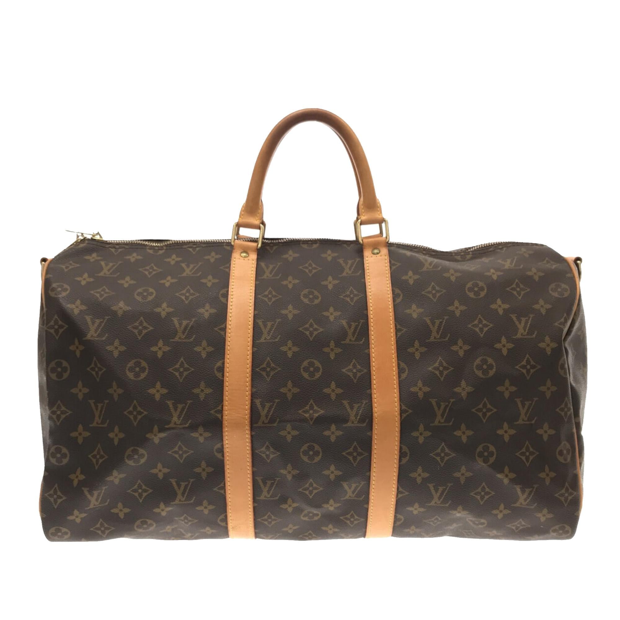 Louis Vuitton Monogram Keepall Bandouliere 50 (SHG-0qlveU)