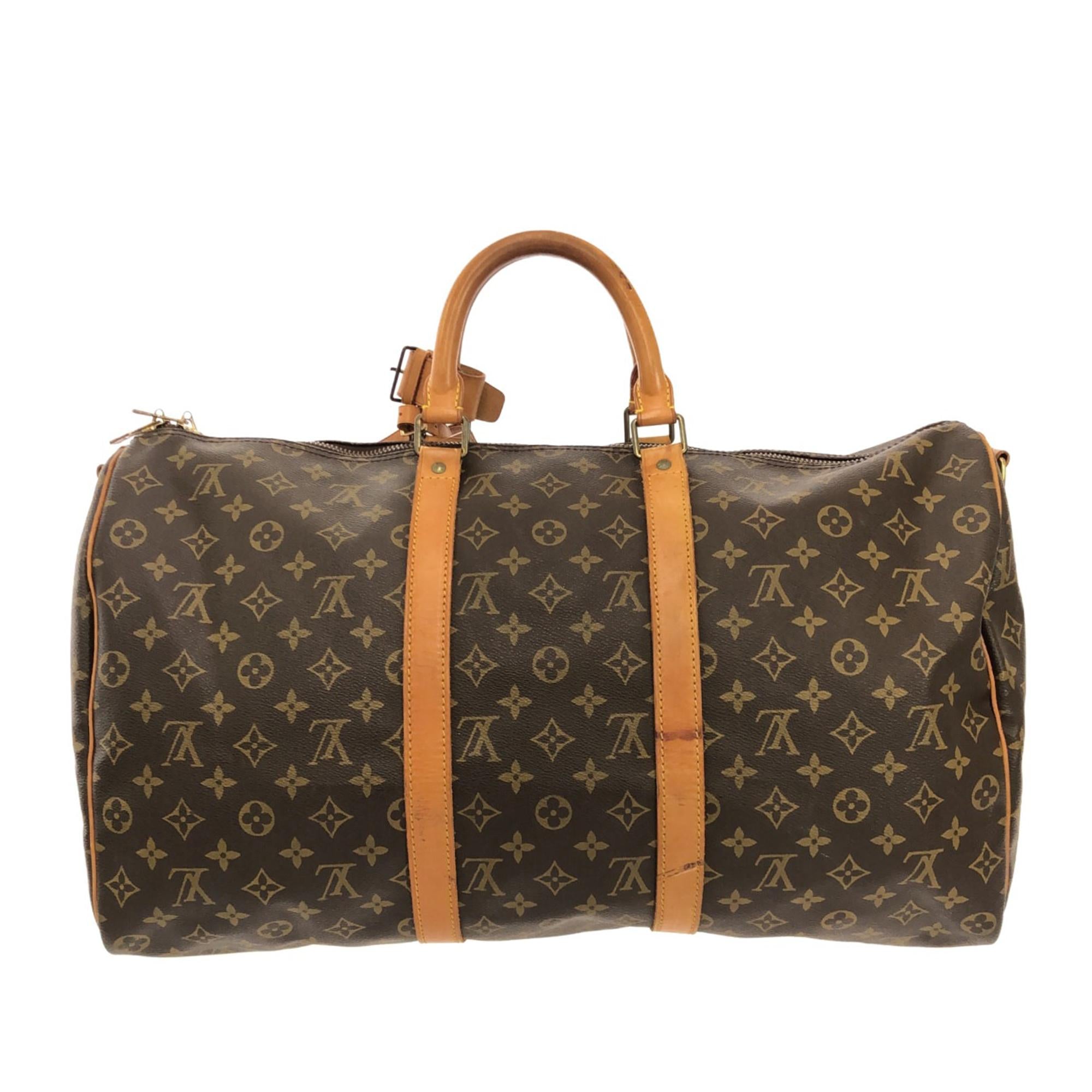 Louis Vuitton Monogram Keepall Bandouliere 50 (SHG-IPLjjw)