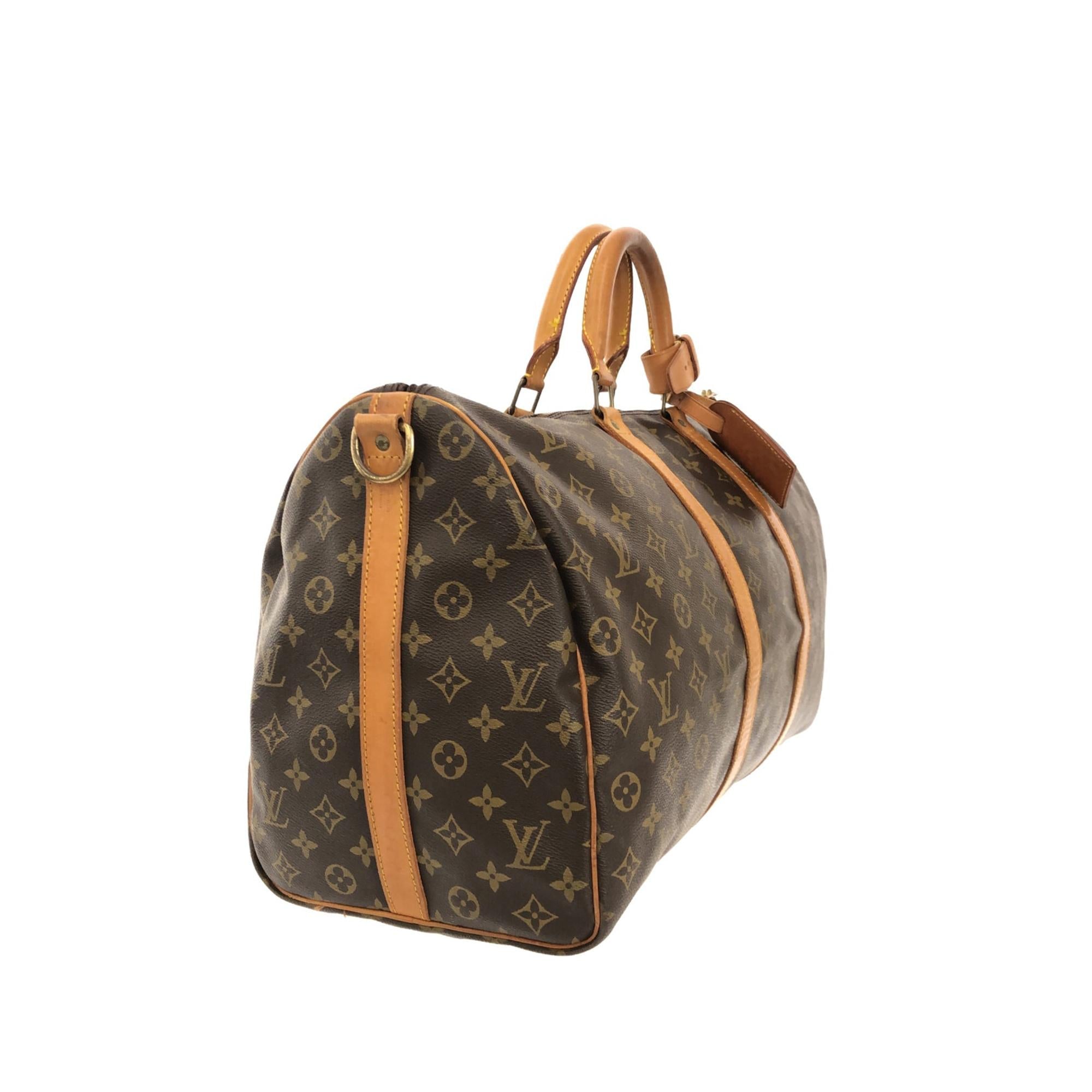 Louis Vuitton Monogram Keepall Bandouliere 50 (SHG-IPLjjw)