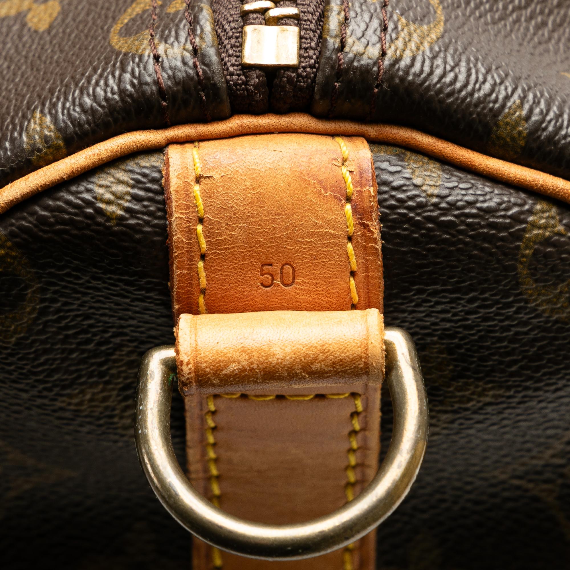 Louis Vuitton Monogram Keepall Bandouliere 50 (SHG-appIPu)