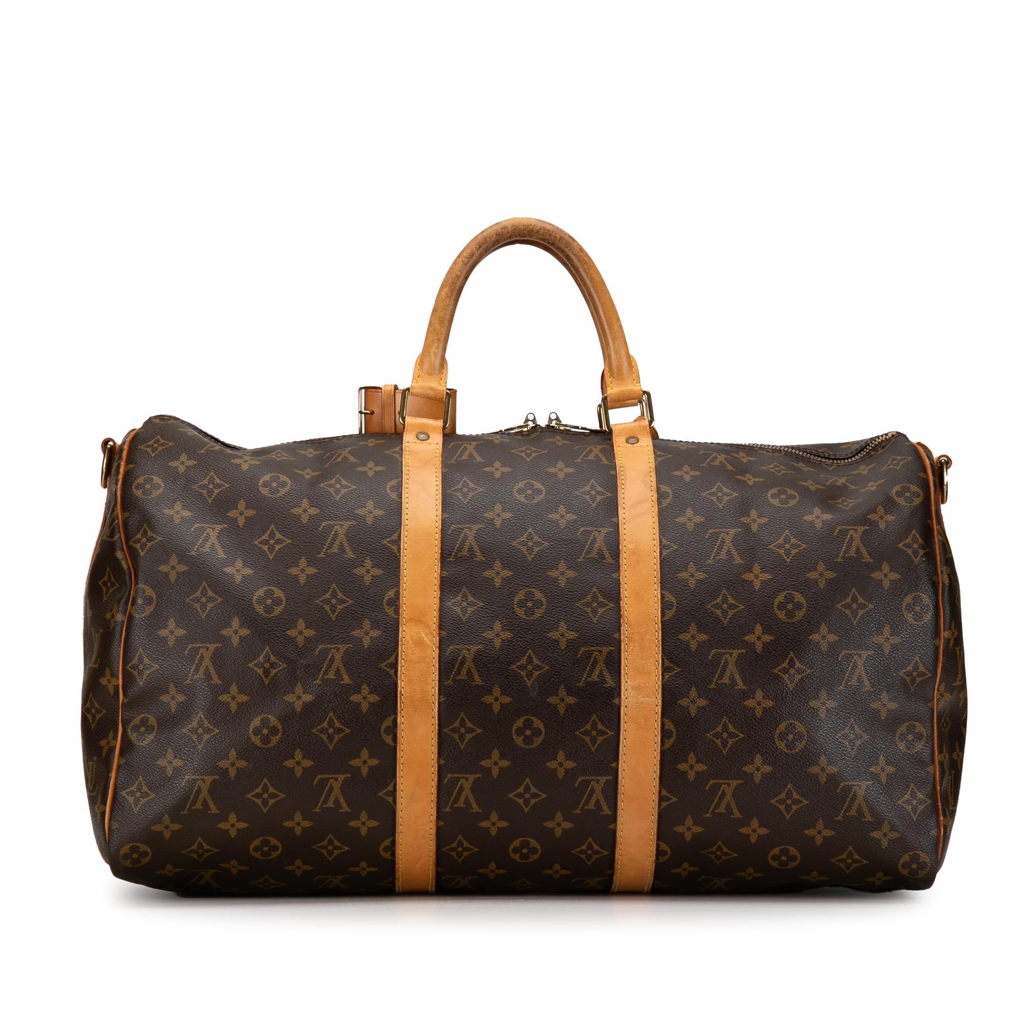 Louis Vuitton Monogram Keepall Bandouliere 50 (SHG-RDWWlH)