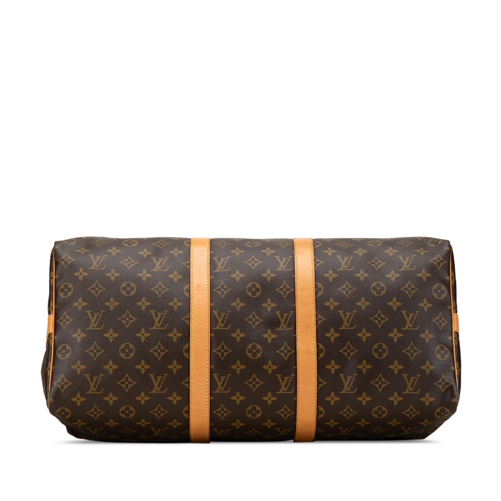 Louis Vuitton Monogram Keepall Bandouliere 50 (SHG-5Iwaz9)