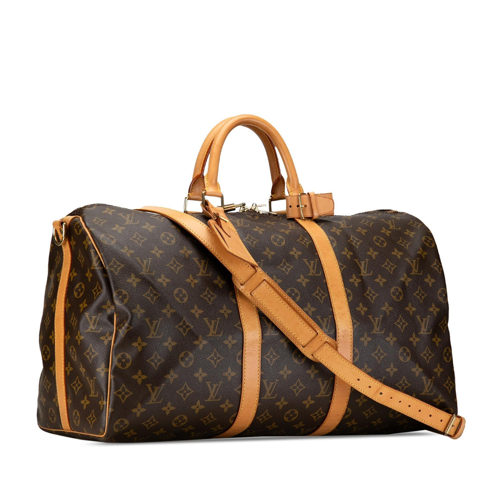 Louis Vuitton Monogram Keepall Bandouliere 50 (SHG-5Iwaz9)