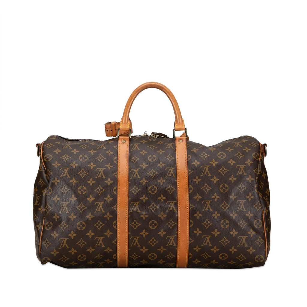 Louis Vuitton Monogram Keepall Bandouliere 50 (SHG-Wk8v7Z)
