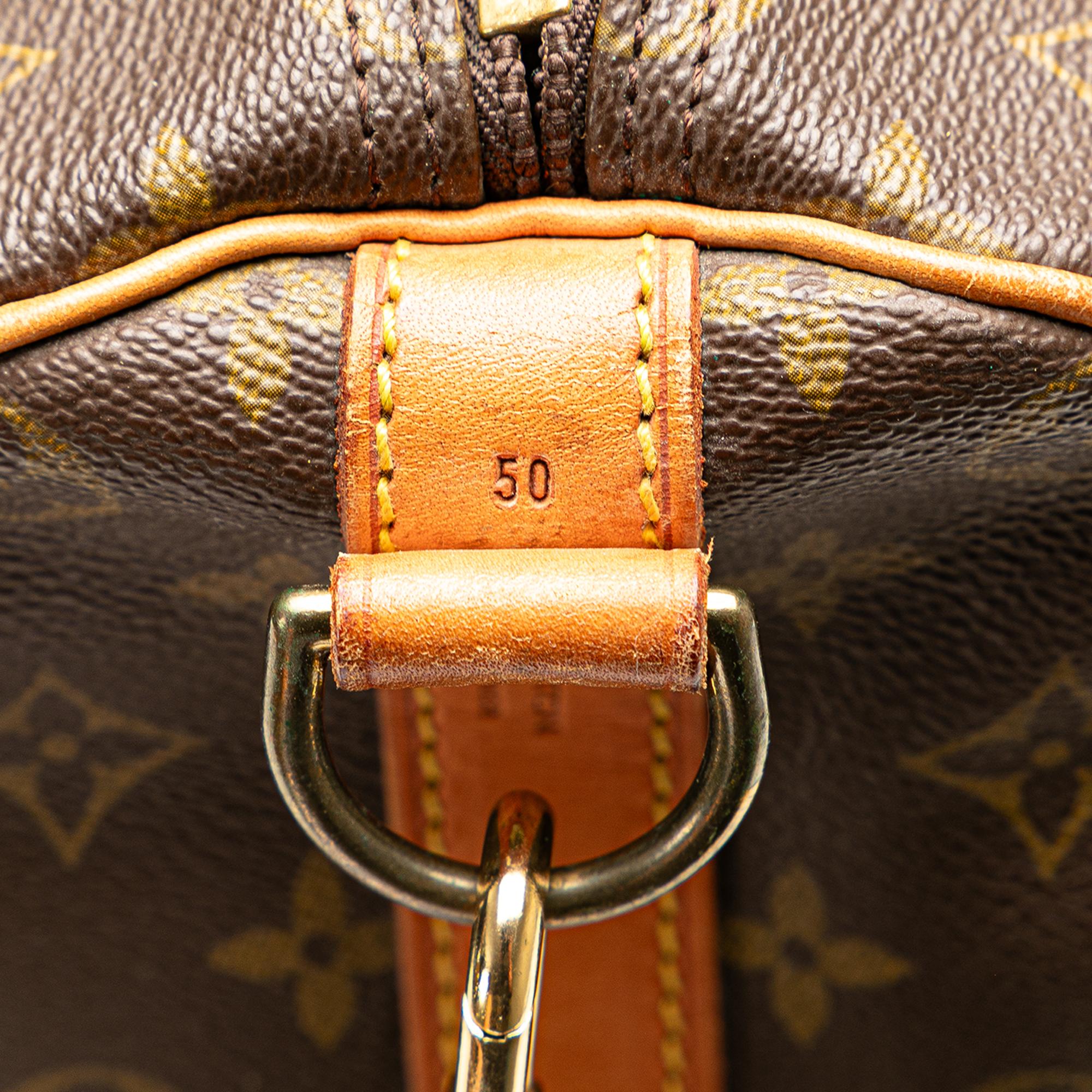 Louis Vuitton Monogram Keepall Bandouliere 50 (SHG-Bge38C)