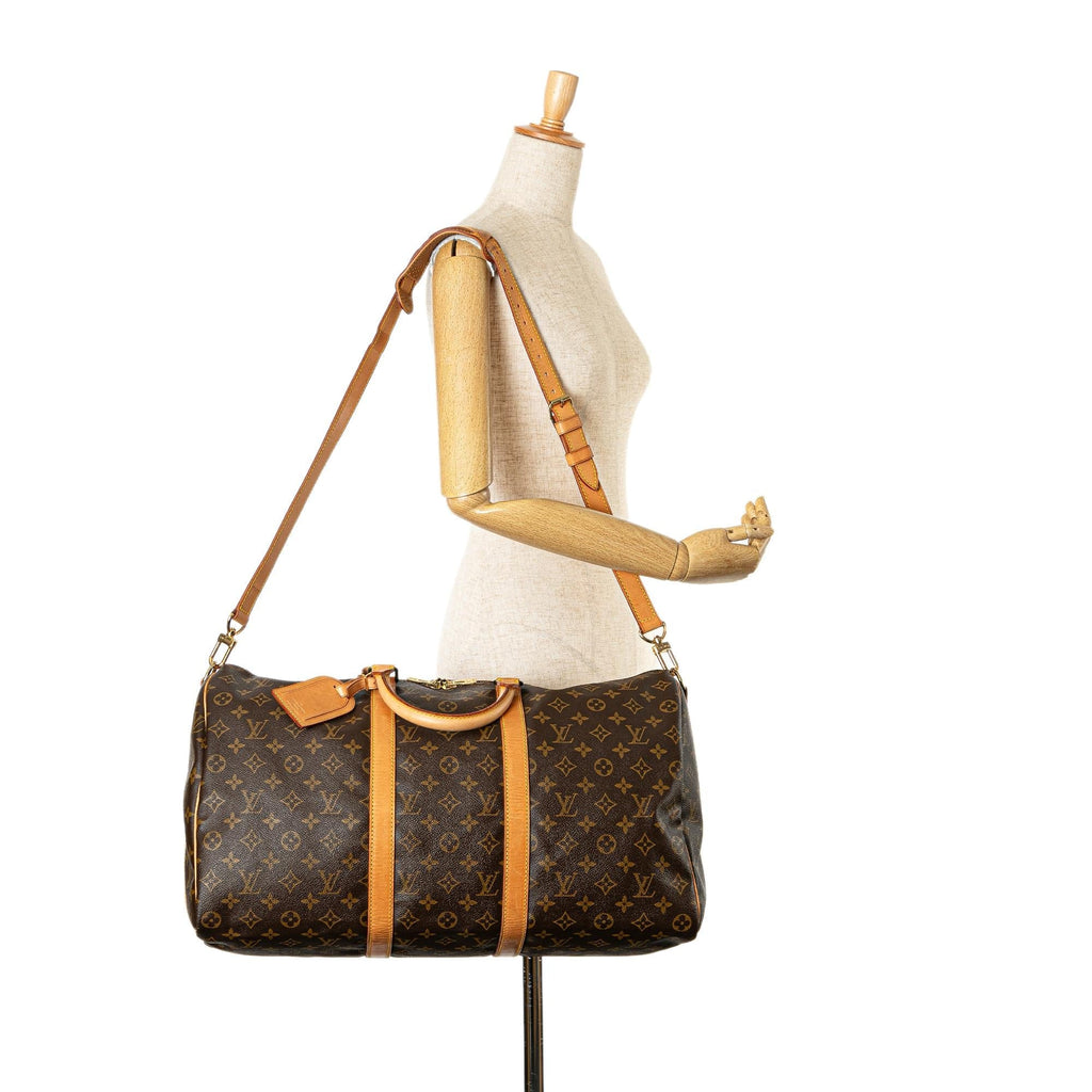 Louis Vuitton Monogram Keepall Bandouliere 50 (SHG-t7LcG5)