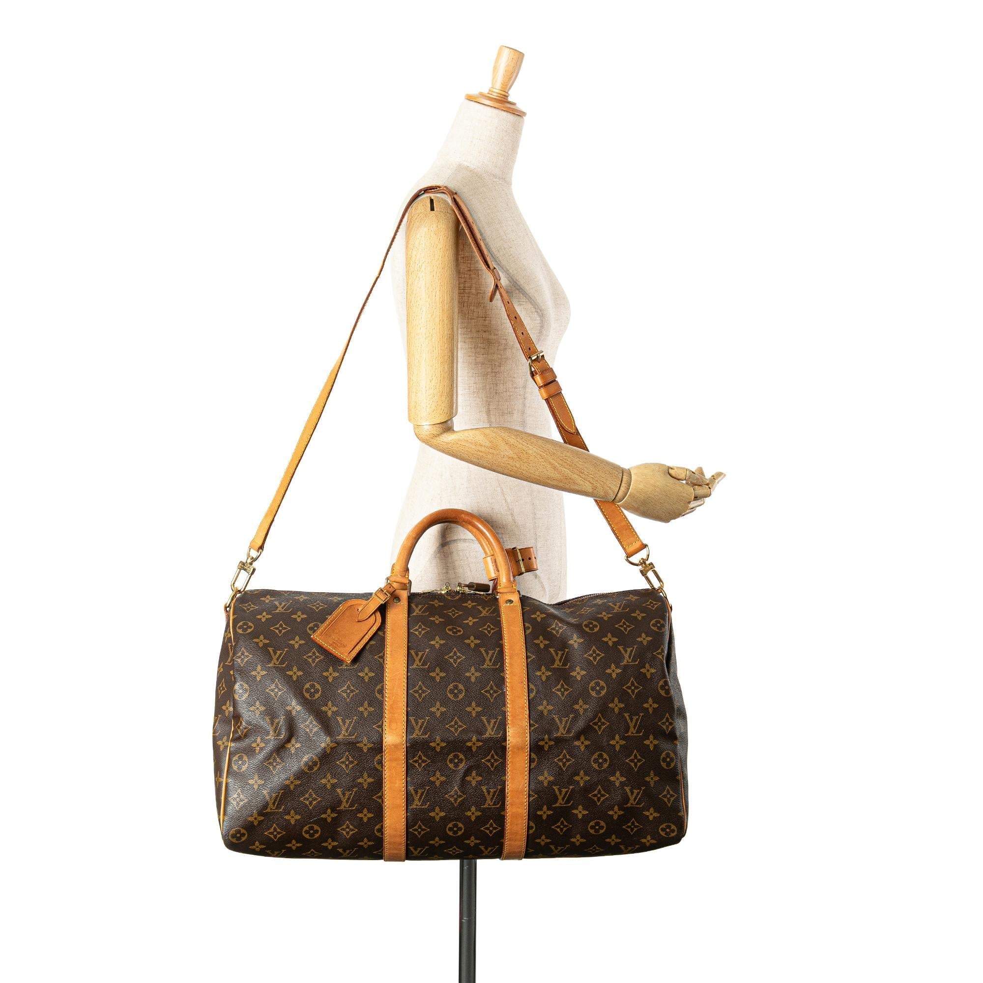 Louis Vuitton Monogram Keepall Bandouliere 50