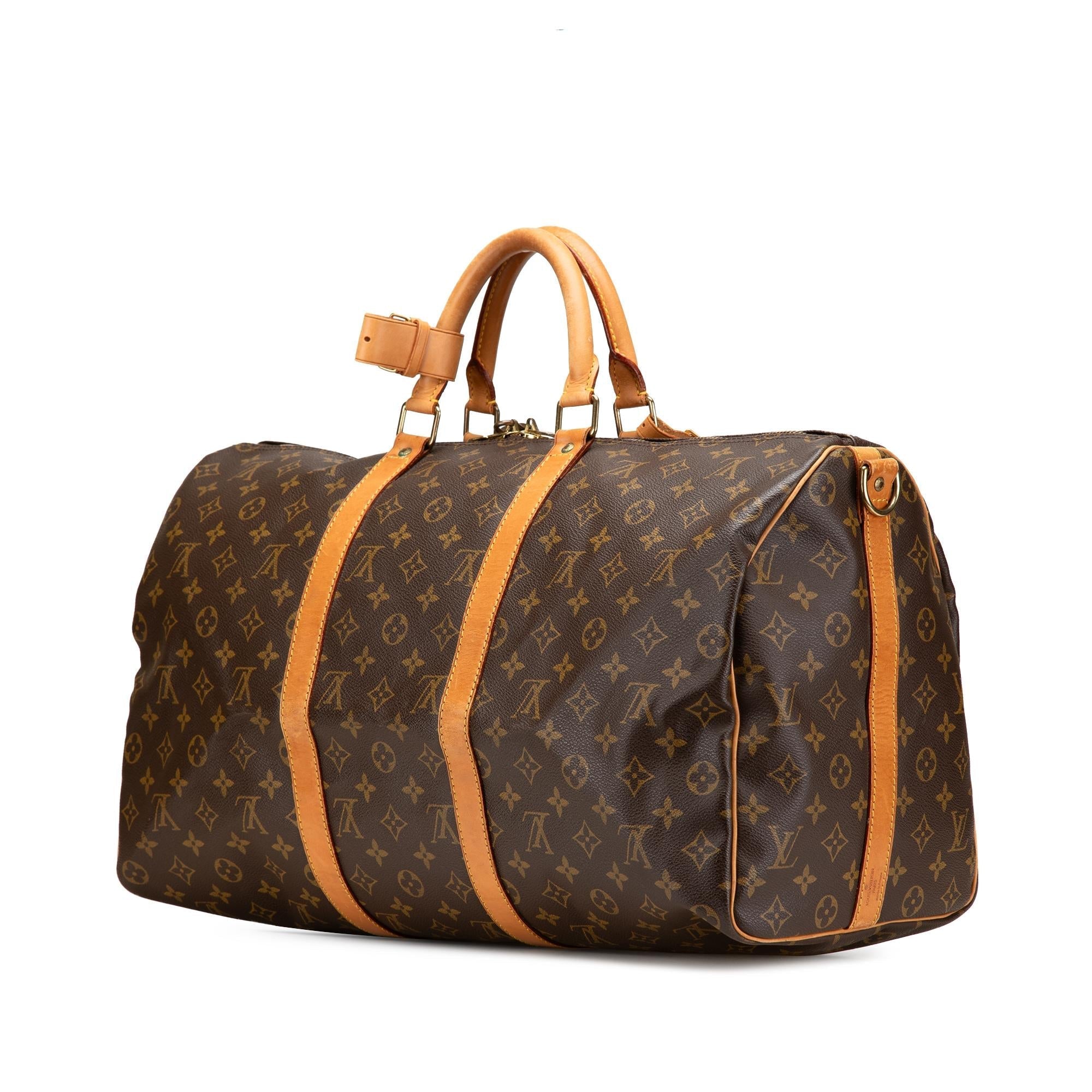 Louis Vuitton Monogram Keepall Bandouliere 50