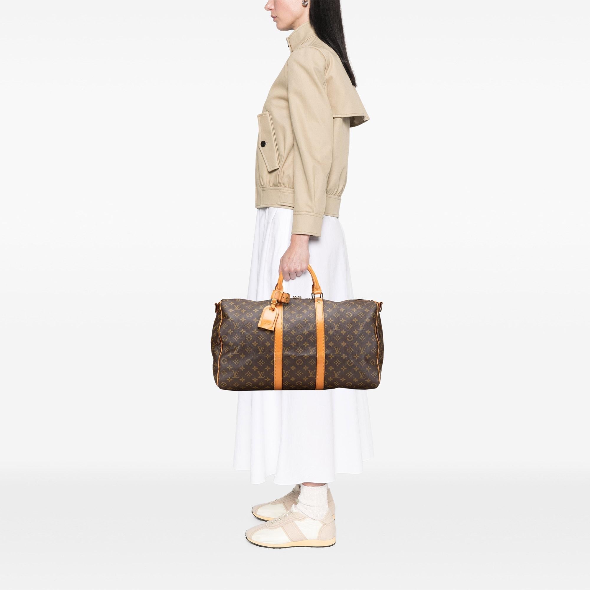 Louis Vuitton Monogram Keepall Bandouliere 50