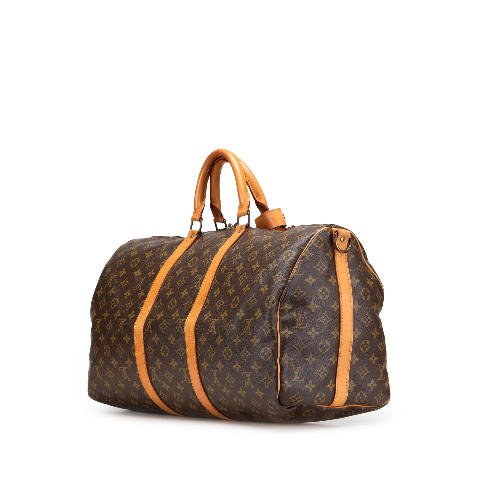 Louis Vuitton Monogram Keepall Bandouliere 50
