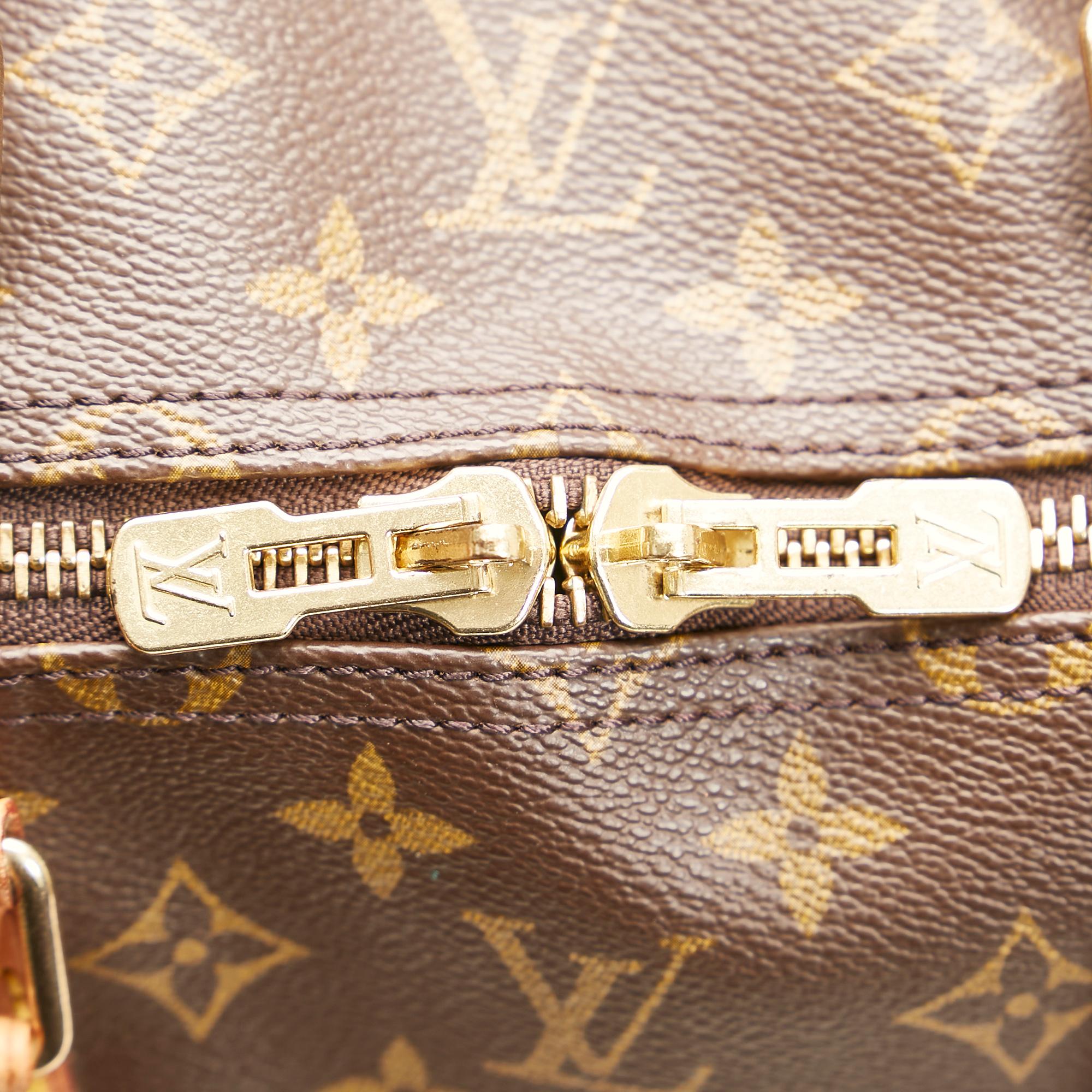 Louis Vuitton Monogram Keepall Bandouliere 55 (SHG-35784)