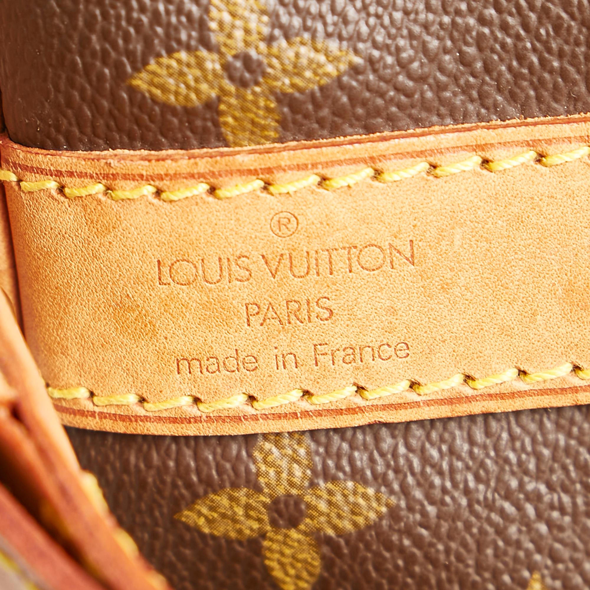 Louis Vuitton Monogram Keepall Bandouliere 55 (SHG-35784)