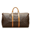 Louis Vuitton Monogram Keepall Bandouliere 55 (SHG-35915)