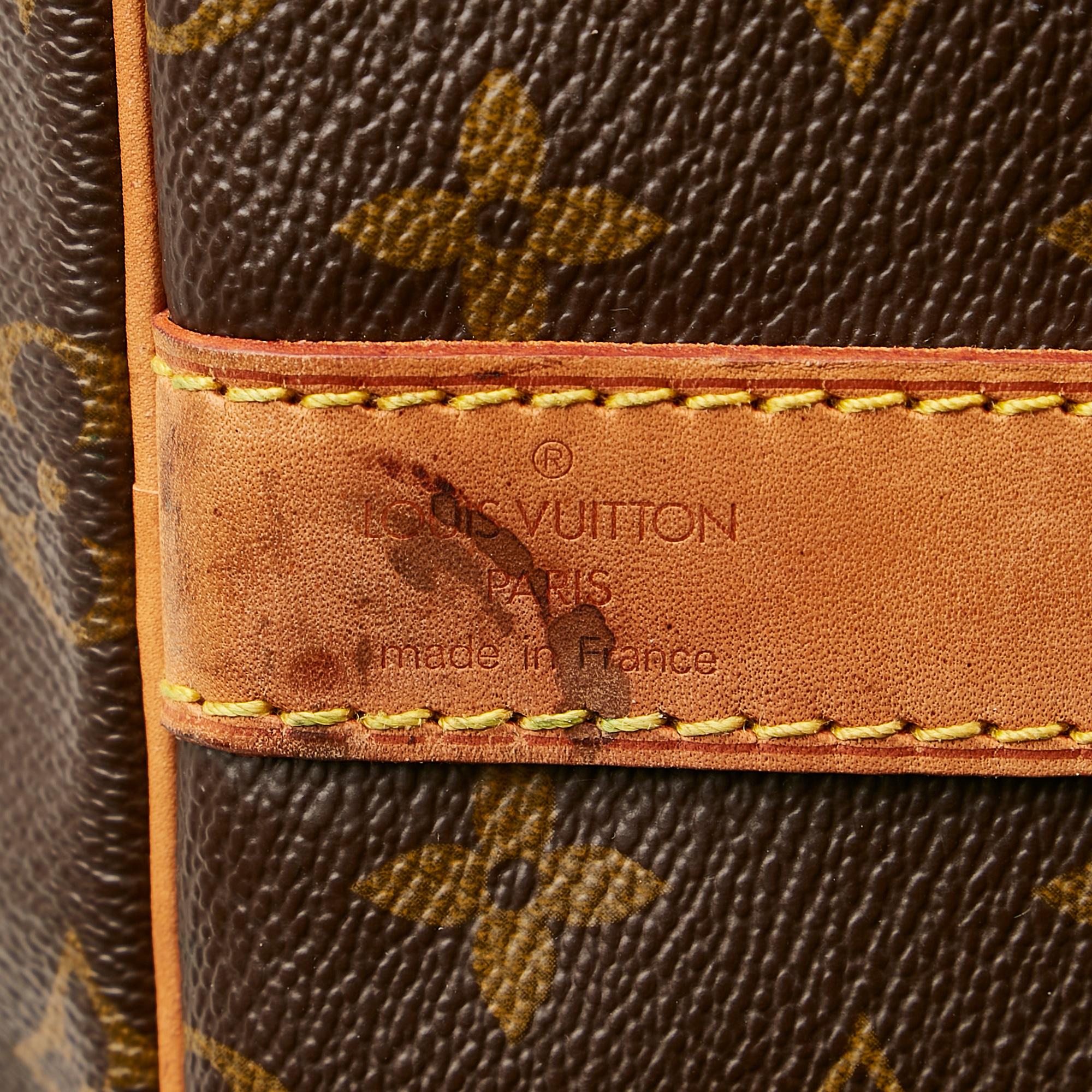 Louis Vuitton Monogram Keepall Bandouliere 55 (SHG-35915)