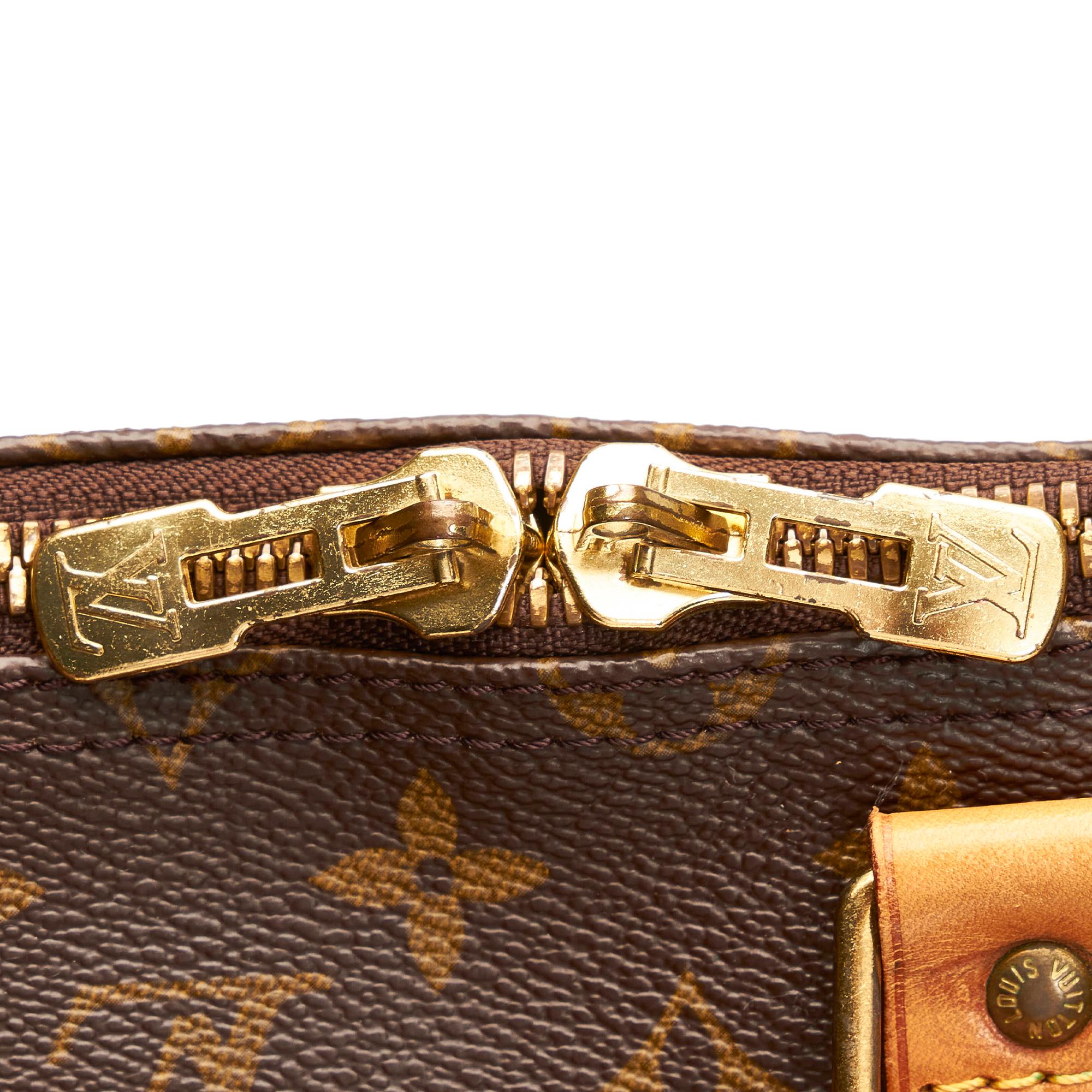 Louis Vuitton Monogram Keepall Bandouliere 55 (SHG-35836)