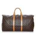 Louis Vuitton Monogram Keepall Bandouliere 55 (SHG-35836)