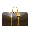 Louis Vuitton Monogram Keepall Bandouliere 55 (SHG-36013)