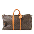 Louis Vuitton Monogram Keepall Bandouliere 55 (SHG-36450)