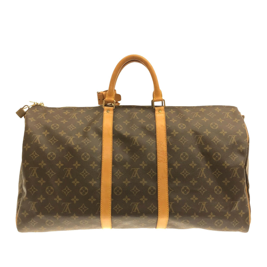 Louis Vuitton Monogram Keepall Bandouliere 55 (SHG-36464)