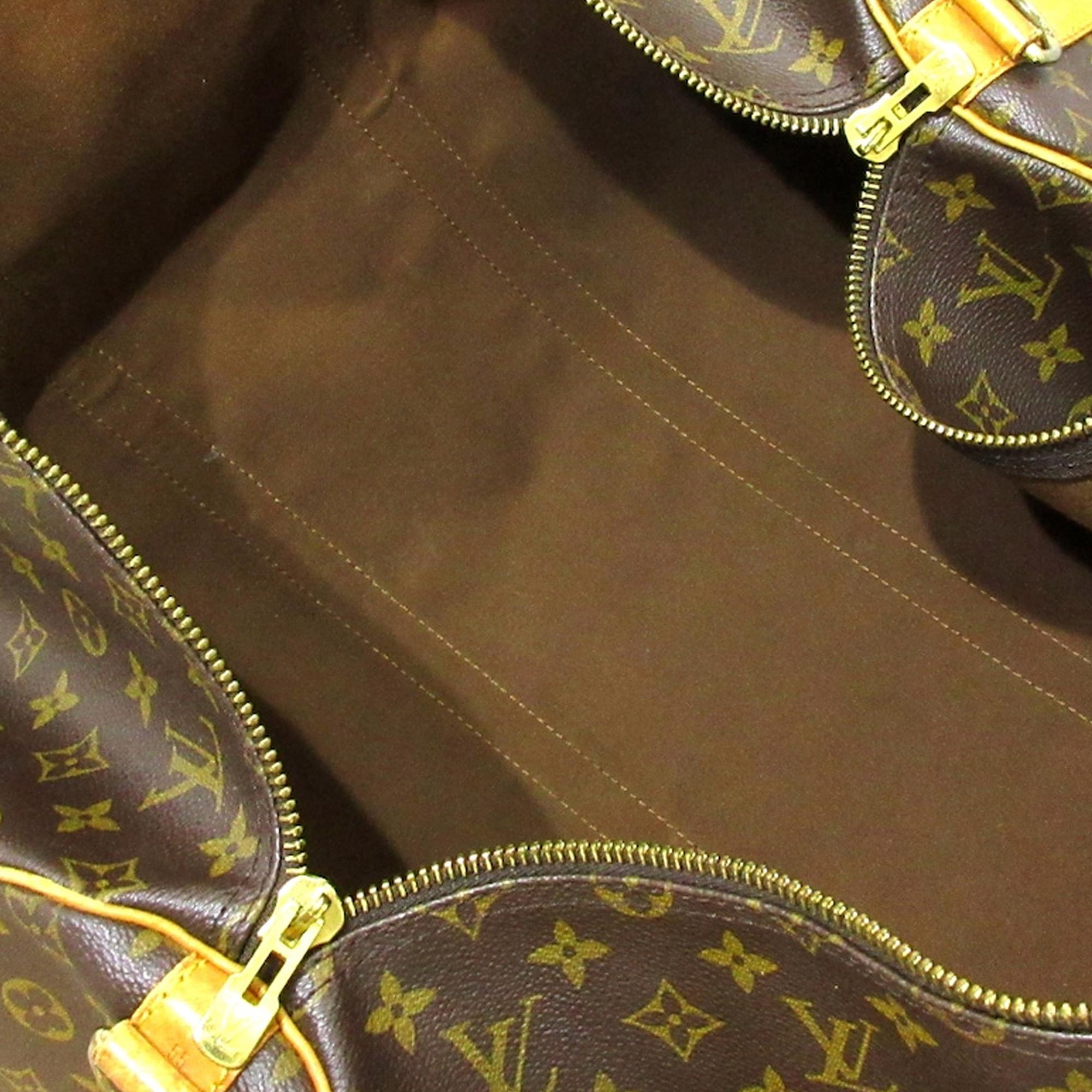 Louis Vuitton Monogram Keepall Bandouliere 55 (SHG-36468)