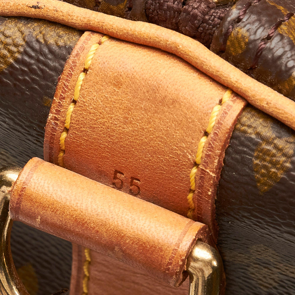 Louis Vuitton Monogram Keepall Bandouliere 55 (SHG-c8L9T8)