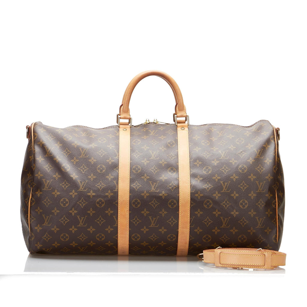 Louis Vuitton Monogram Keepall Bandouliere 55 (SHG-c8L9T8)