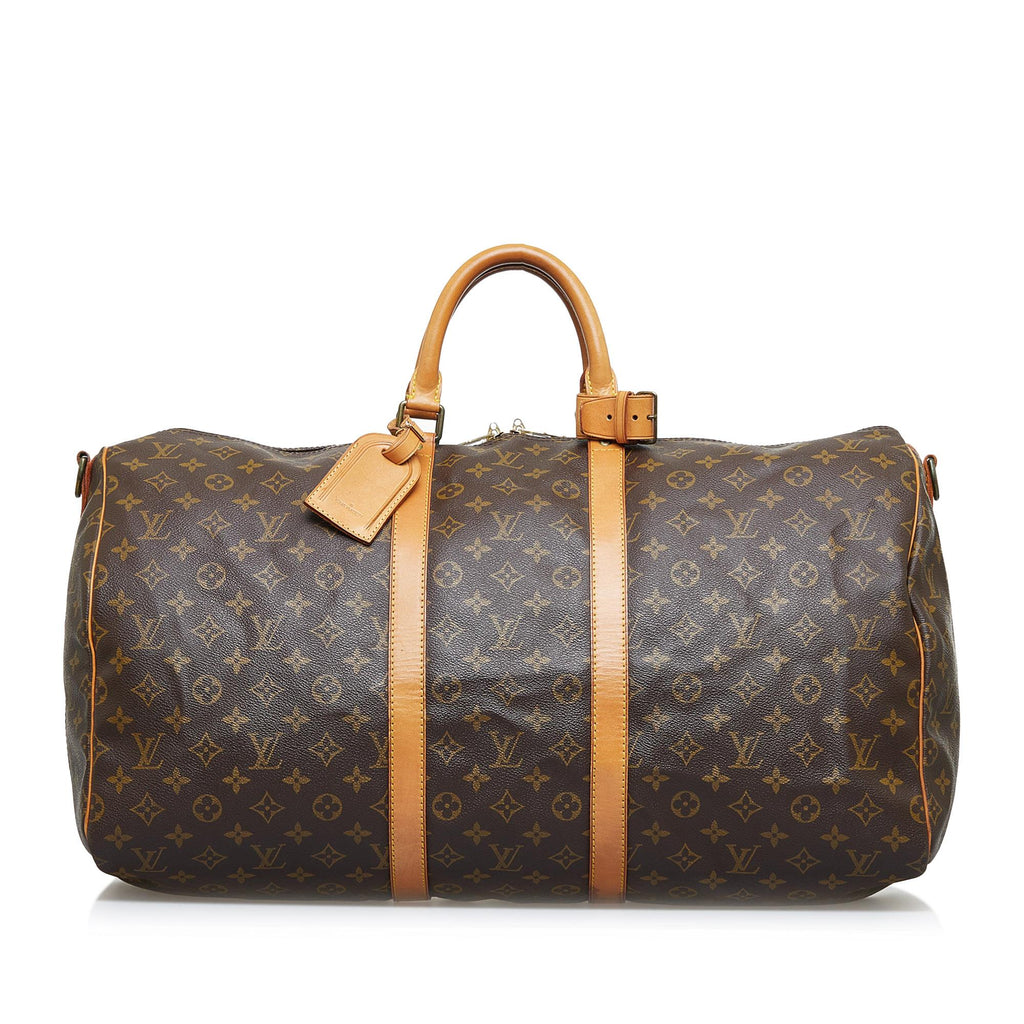 Louis Vuitton Monogram Keepall Bandouliere 55 (SHG-rXqYWS)