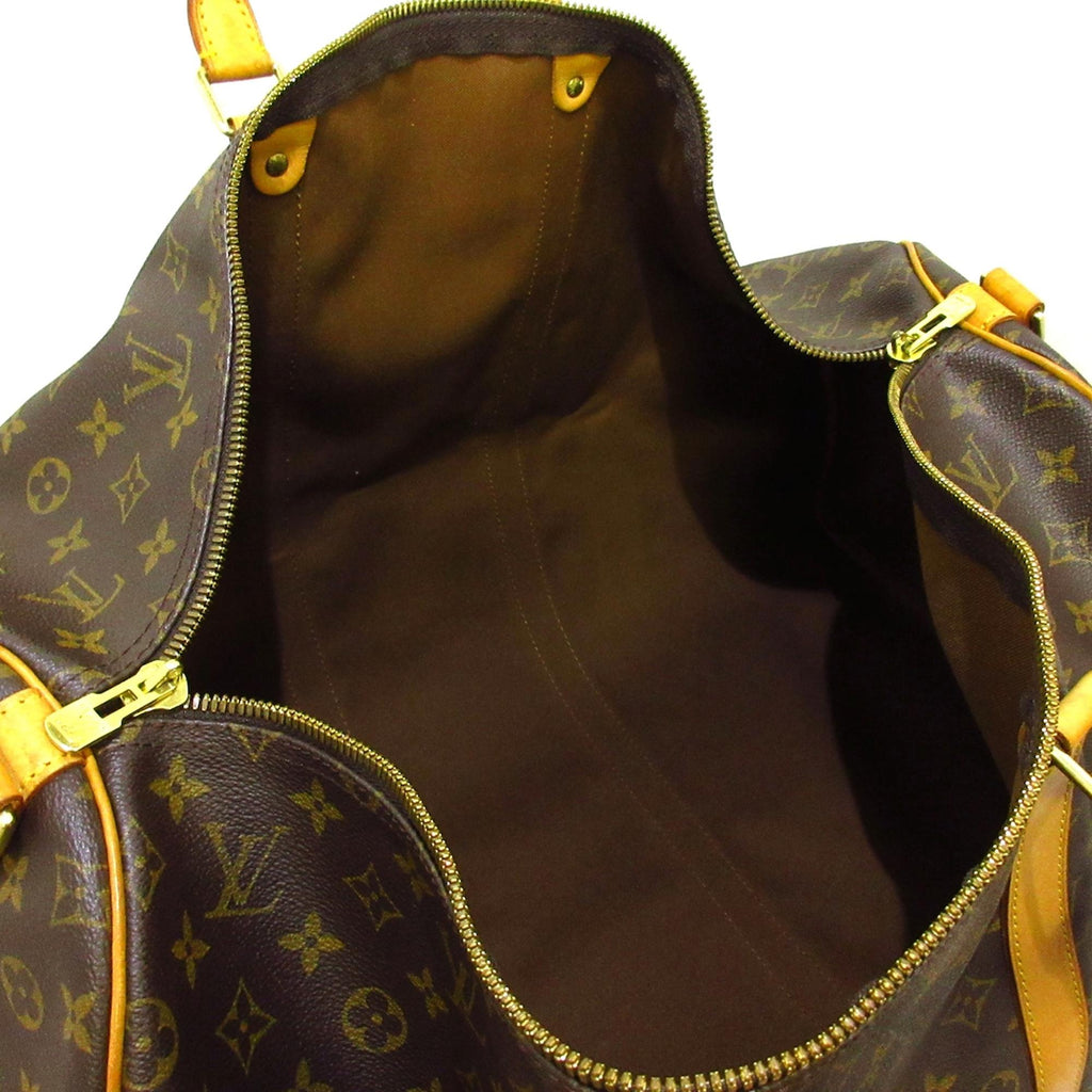 Louis Vuitton Monogram Keepall Bandouliere 55 (SHG-vcrN3F)