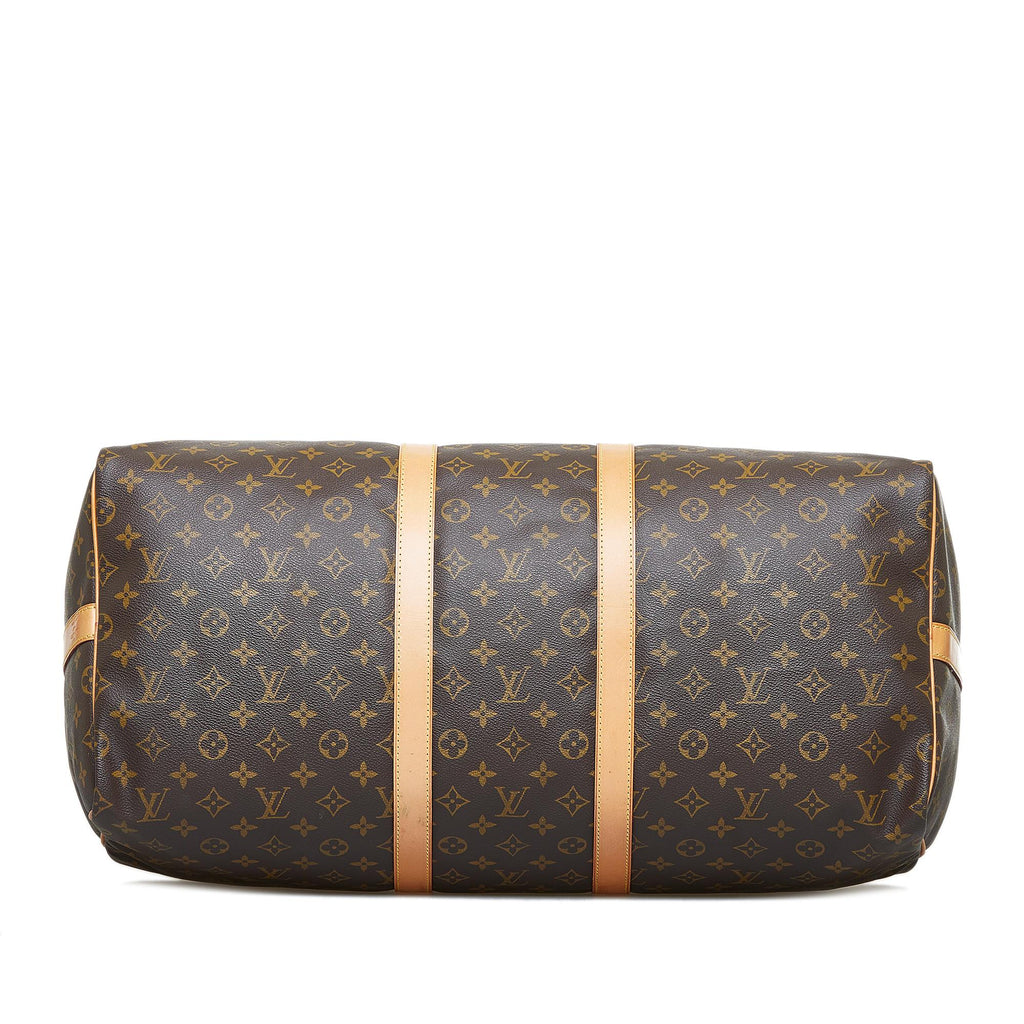 Louis Vuitton Monogram Keepall Bandouliere 55 (SHG-SAmJct)