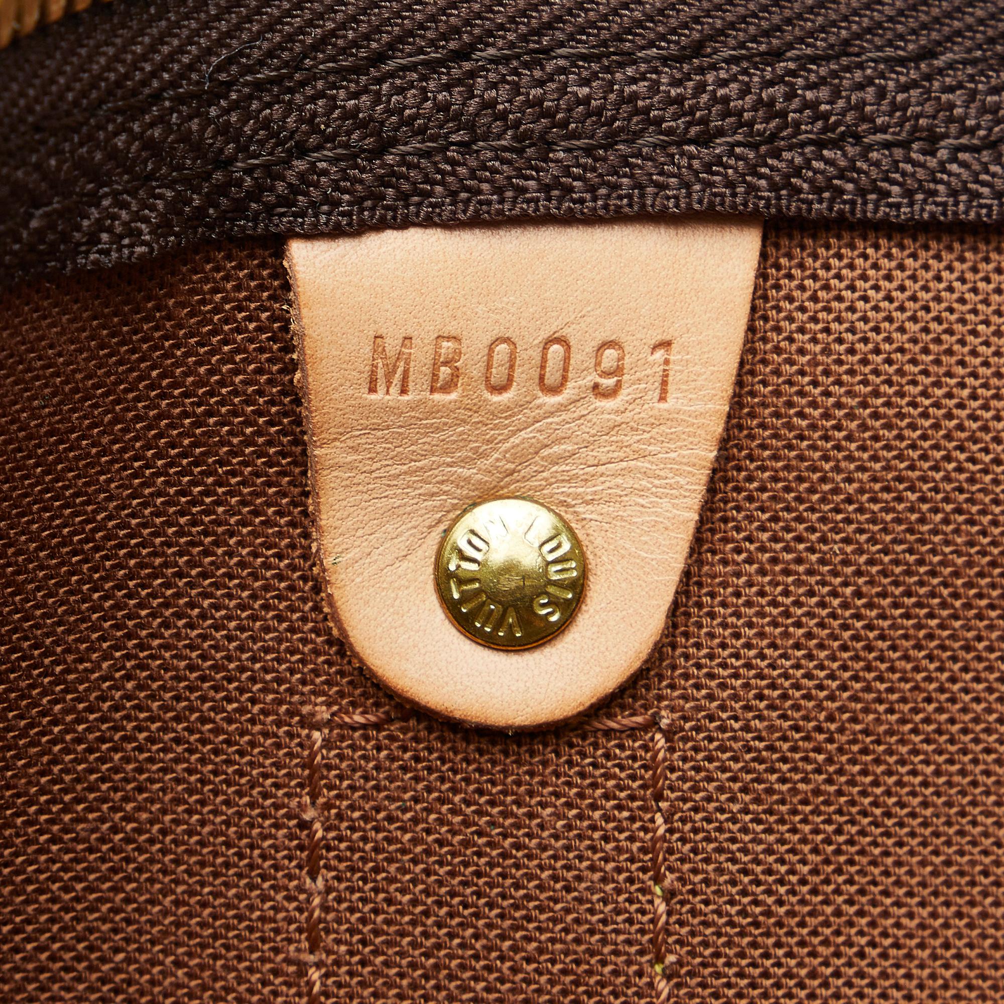 Louis Vuitton Monogram Keepall Bandouliere 55 (SHG-SAmJct)