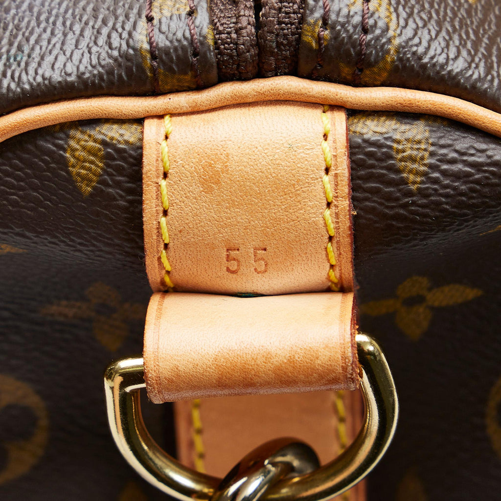 Louis Vuitton Monogram Keepall Bandouliere 55 (SHG-SAmJct)