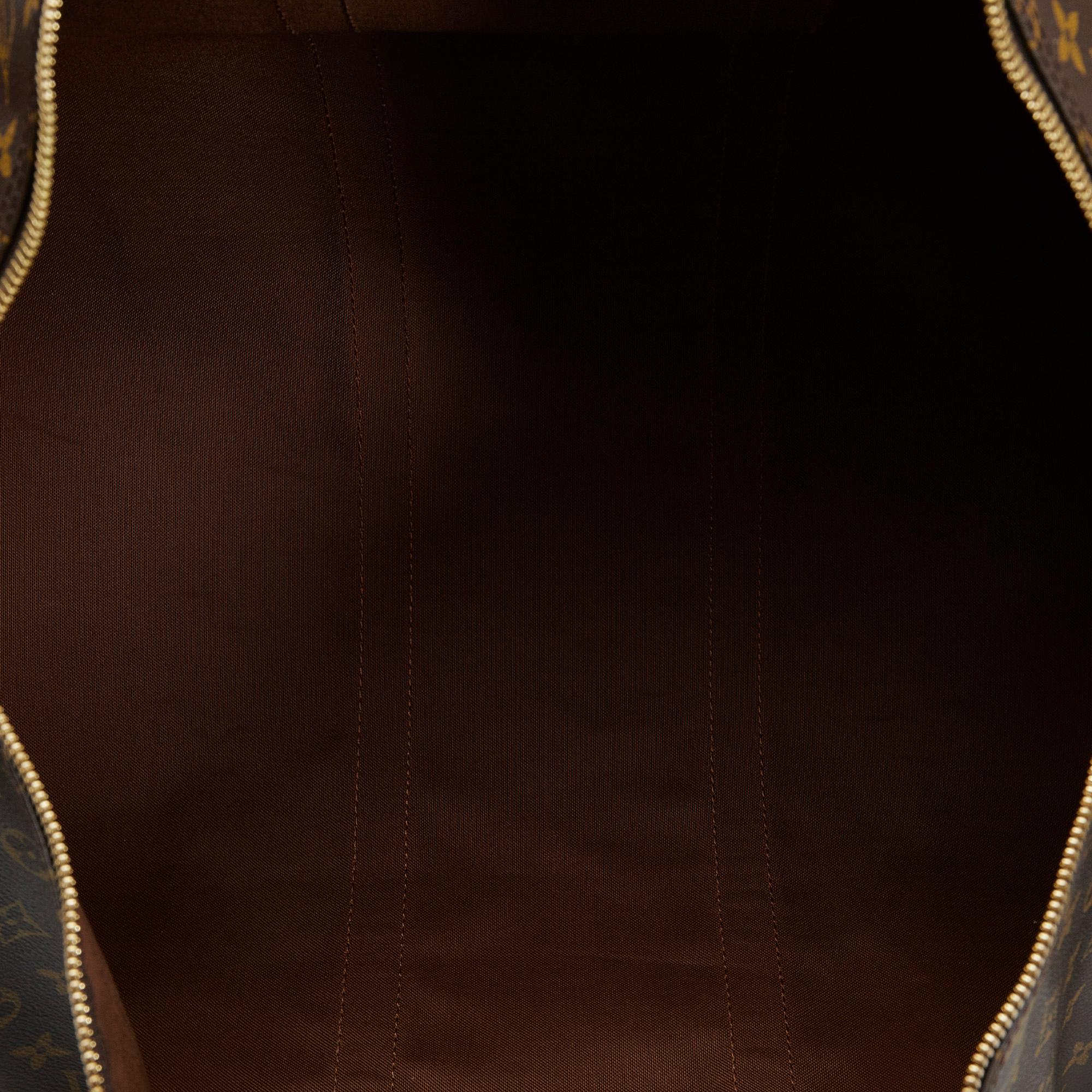 Louis Vuitton Monogram Keepall Bandouliere 55 (SHG-SAmJct)